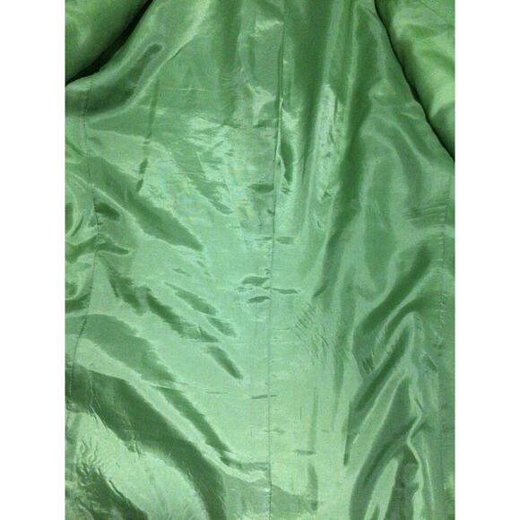 HARVE BENARD (VTG) Wool Cashmere Blend Blazer Jacket Green Preppy Versatile 14 - Picture 4 of 7